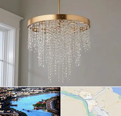 لوستر کریستالی در خرمشهر