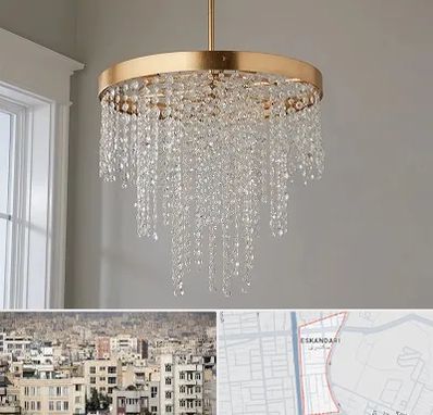 لوستر کریستالی در اسکندری