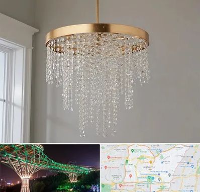 لوستر کریستالی در منطقه 3 تهران 