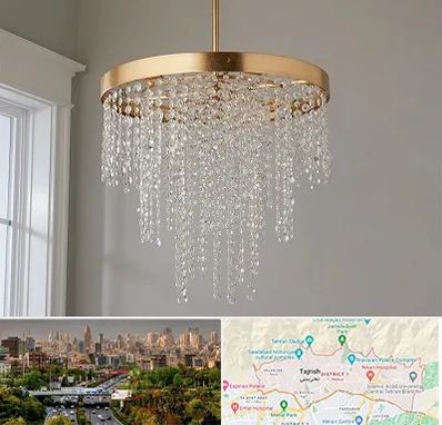 لوستر کریستالی در منطقه 1 تهران 