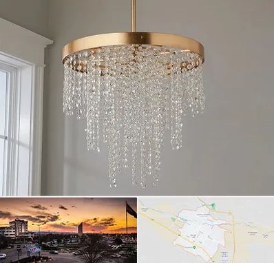 لوستر کریستالی در قوچان