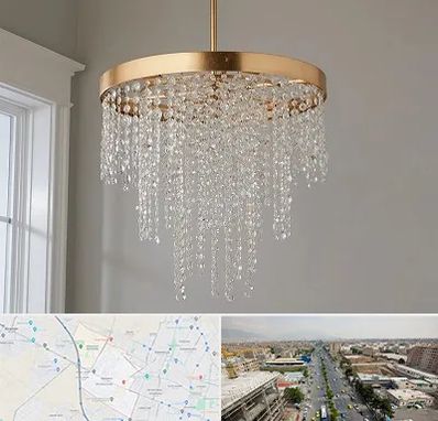 لوستر کریستالی در حصارک کرج