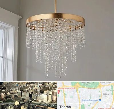 لوستر کریستالی در مرزداران 