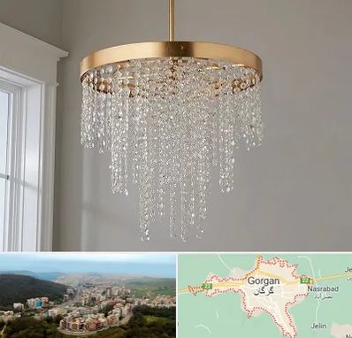 لوستر کریستالی در گرگان