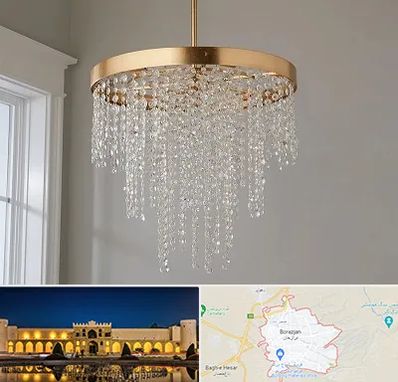 لوستر کریستالی در برازجان