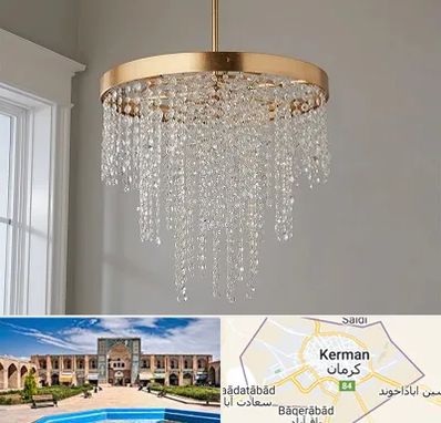 لوستر کریستالی در کرمان