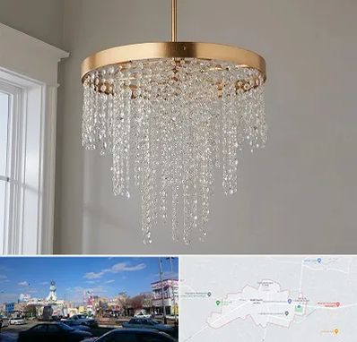 لوستر کریستالی در ماهدشت کرج 