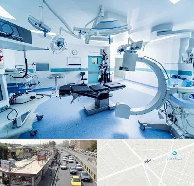 تجهیزات بیمارستانی در خیابان دماوند