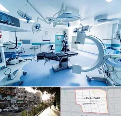 تجهیزات بیمارستانی در خیابان جمالزاده