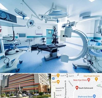 تجهیزات بیمارستانی در سهروردی 