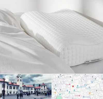 فروش بالش طبی در میدان شهرداری رشت