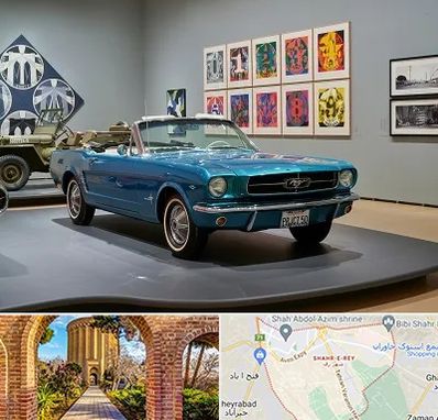 نمایشگاه اتومبیل در شهر ری