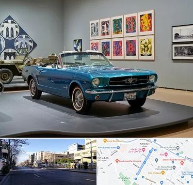 نمایشگاه اتومبیل در خیابان ملاصدرا شیراز