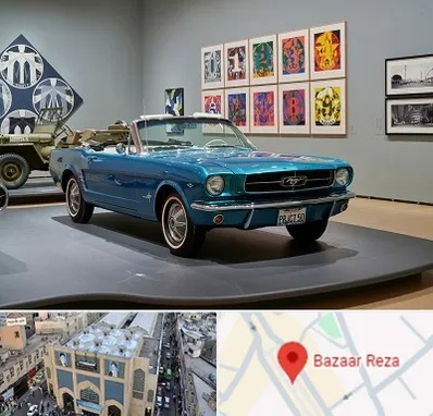 نمایشگاه اتومبیل در بازار رضا مشهد