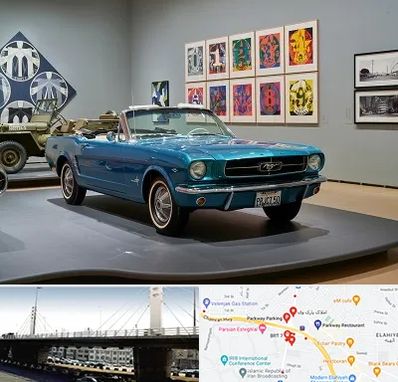 نمایشگاه اتومبیل در پارک وی