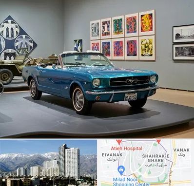 نمایشگاه اتومبیل در شهرک غرب