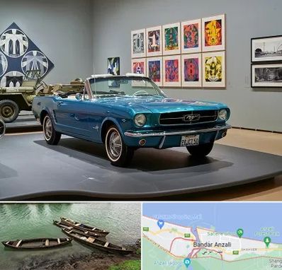 نمایشگاه اتومبیل در بندر انزلی