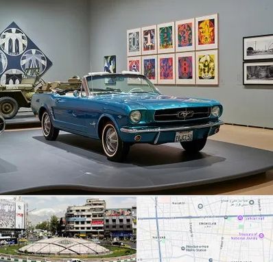 نمایشگاه اتومبیل در مرکز تهران