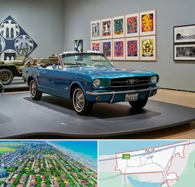 نمایشگاه اتومبیل در نور