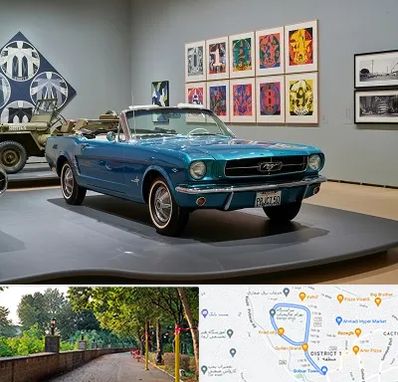 نمایشگاه اتومبیل در فلکه گاز رشت