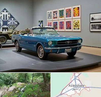 نمایشگاه اتومبیل در آزادشهر