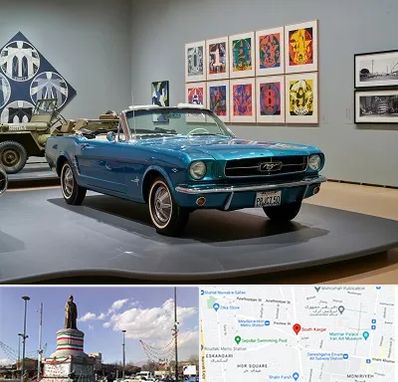 نمایشگاه اتومبیل در کارگر جنوبی