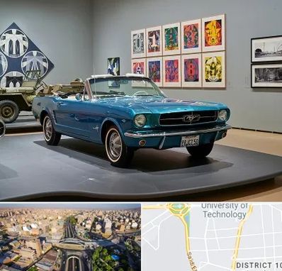 نمایشگاه اتومبیل در استاد معین