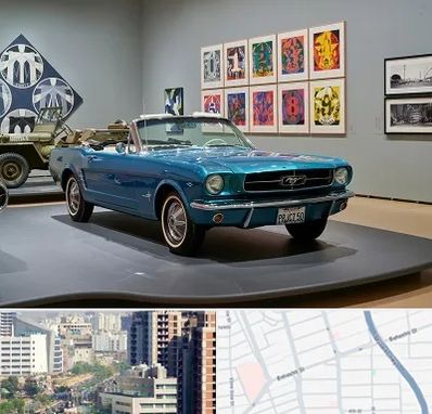 نمایشگاه اتومبیل در خیابان بهشتی