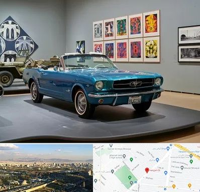 نمایشگاه اتومبیل در هنگام