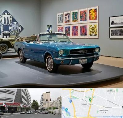 نمایشگاه اتومبیل در بلوار فردوس