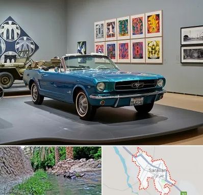 نمایشگاه اتومبیل در سراوان