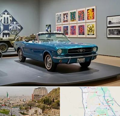 نمایشگاه اتومبیل در فرهنگ شهر شیراز