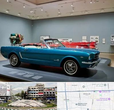 نمایشگاه ماشین در مرکز تهران