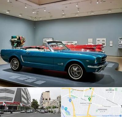 نمایشگاه ماشین در بلوار فردوس 