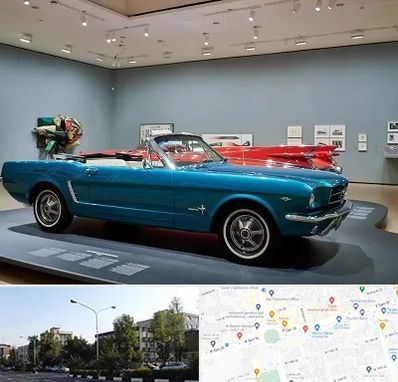 نمایشگاه ماشین در میدان کاج 