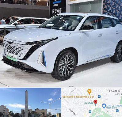 نمایشگاه ماشین چینی در فلکه گاز شیراز