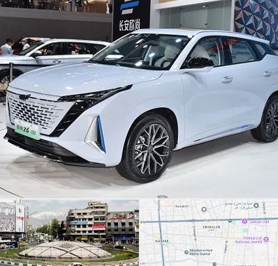 نمایشگاه ماشین چینی در مرکز تهران