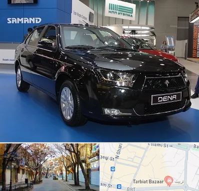 نمایشگاه ماشین ایرانی در تربیت تبریز