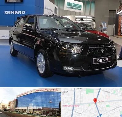 نمایشگاه ماشین ایرانی در نصف راه تبریز