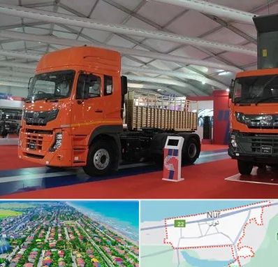 نمایشگاه ماشین سنگین در نور