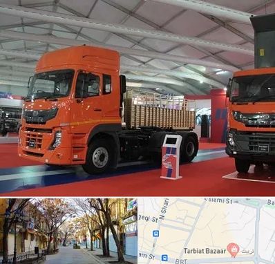 نمایشگاه ماشین سنگین در تربیت تبریز