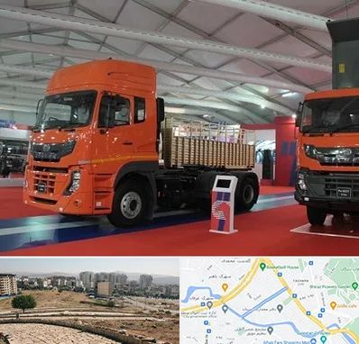 نمایشگاه ماشین سنگین در کوی وحدت شیراز