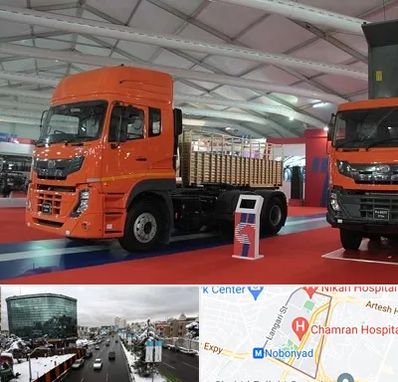 نمایشگاه ماشین سنگین در اقدسیه 