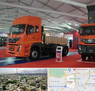 نمایشگاه ماشین سنگین در گیشا 