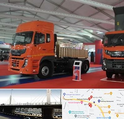 نمایشگاه ماشین سنگین در پارک وی 