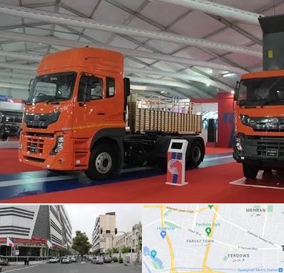 نمایشگاه ماشین سنگین در بلوار فردوس 