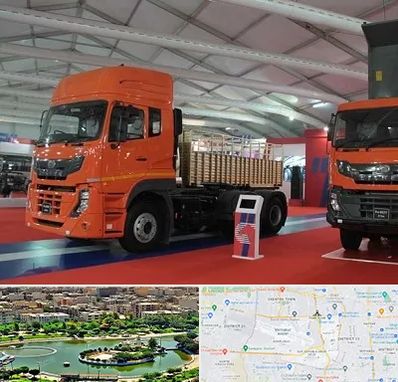 نمایشگاه ماشین سنگین در منطقه 9 تهران 