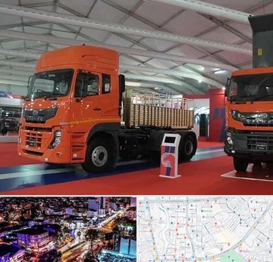 نمایشگاه ماشین سنگین در منظریه رشت