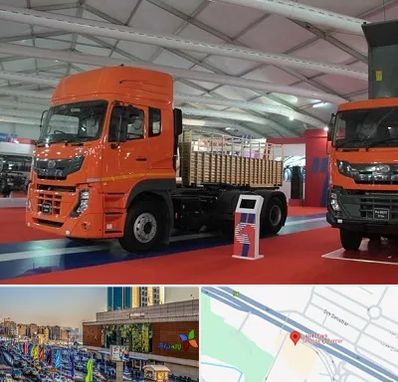 نمایشگاه ماشین سنگین در لاله پارک تبریز