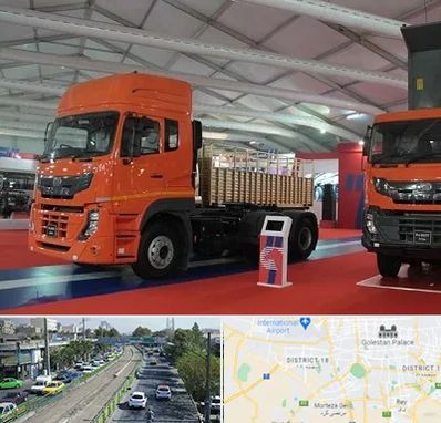 نمایشگاه ماشین سنگین در جنوب تهران 